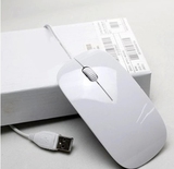 超薄 扁平电脑光电鼠标 黑色白色USB有线 苹果联想笔记本有线鼠标