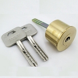 安防钥匙大月牙防盗门铁门不锈钢门锁芯锁胆配件