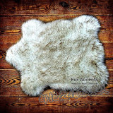 代购毛皮地毯客厅卧室 FUR ACCENTS经典熊仿皮地毯白色北极熊
