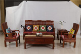 刺猬紫檀新中式仿古典明清红木实木家具万字组合沙发特价包物流