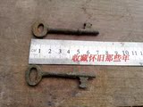 老铜钥匙 铜器老物件怀旧收藏杂项民俗古董古玩道具包老包真民国