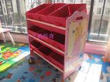出口外贸原单 儿童幼儿园宝宝 实木制 玩具收纳整理储物杂物架/柜