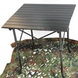 兵行者户外便携式折叠桌 野营桌 野餐桌 沙滩桌子 铝合金喷塑轻便
