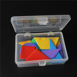 几何图形片  彩色图形片 小学数学教具 学具 教学仪器 赠收纳盒