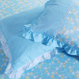 单人枕套纯棉 床上儿童学生印花标准枕头套子枕巾 枕套全棉枕芯套