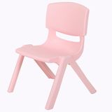 易汇儿童椅子宝宝椅宜家儿童塑料椅子 幼儿园桌椅子靠背连体椅子
