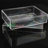 塑料盒子长方形透明大收纳盒迷你标本收藏展示盒有带盖加厚首饰盒