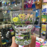 韩国进口印花酒盅烧酒杯玻璃厚底白酒杯创意酒杯子弹杯烈酒杯吞杯