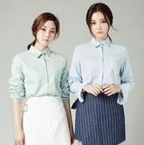 15306MK代购韩国正品直送春款韩版女棉质白领素色衬衫特价现货