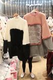 韩国代购2015冬装加绒加厚保暖套头宽松卫衣女休闲字母印花上衣潮