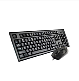 双飞燕 KR-8572NU/NP 有线鼠标键盘套装 USB办公游戏网吧键鼠套