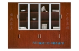 西安2014特价板式办公铝合金玻璃门书柜/四门文件档案资料柜