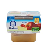 进口婴幼儿辅食美国Gerber/嘉宝1段苹果泥 宝宝婴儿食品一段果泥