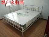 邮欧式双人床单人床铁艺床1.2米1.5米1.8米铁床架席梦思床特价包