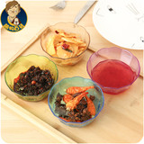 阿凡大叔炫彩透明水果碗塑料凉拌沙拉碗C115创意家用米饭碗水晶碗