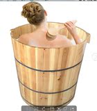 特价儿童包邮手工圆形香杉木木桶泡澡桶沐浴桶洗澡桶成人浴盆浴缸