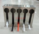 方形不锈钢勺子收纳盒带盖子筷子勺子收纳筒收纳架食堂快餐店餐厅