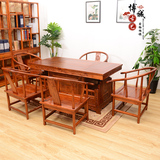 实木战国茶桌 茶台套组合 仿古桌家具 中式茶艺桌 功夫特色茶桌