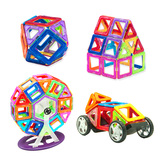 百变提拉磁力片磁性积木建构片 儿童早教益智宝宝吸铁石男孩玩具