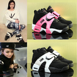 香港代购 耐克权志龙男鞋女鞋Nike黑白加绒毛螃蟹Max96奶牛运动鞋