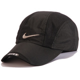 Nike耐克鸭舌帽子男夏天网眼棒球帽女黑白红户外运动帽空顶太阳帽
