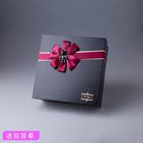 黑色小熊创意礼品盒 中号正方形包装盒 节日礼物盒定制批发