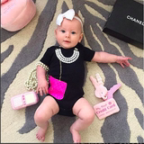 美国潮牌Sara Kety女婴/男婴连身衣100%纯棉新生婴儿衣服0-18个月