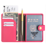 护照包护照套保护套 韩国monopoly代购男女短款防消磁旅行护照夹