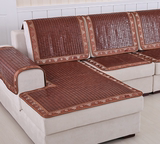 dk麻将凉席坐垫椅垫 麻将竹席子沙发垫子 正方形碳化色有绑带