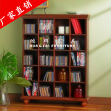 厂家直销特价欧式单个书柜CD储物柜实木书橱多功能简约置物格子柜