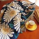 纯棉三层加厚线毯 纯棉线沙发毯 盖毯 床罩 飘窗毯 盖毯 休闲毯