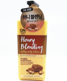 韩国进口正品LG蜂蜜橄榄on身体乳/浴后乳/润肤露 美白保湿400ML