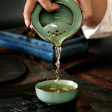 快客杯旅行茶具套装便携式龙泉青瓷一壶一杯茶杯茶壶陶瓷办公泡壶