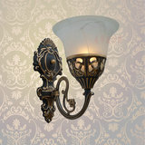 特价欧式铁艺壁灯仿古灯具床头灯卧室过道客厅镜前复古壁灯B1-104