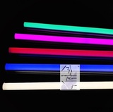 红绿蓝紫黄白光管全套LED日光灯分体彩色T5/T8LED灯管一体化支架