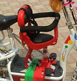 e电动车儿童前置座椅新款踏板车宝宝安全座椅全包围可调节
