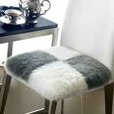 AUSKIN澳洲羊毛电脑椅坐垫皮毛一体透气防滑欧式风格餐桌椅垫加厚