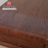 光明家具 全实木中式现代书桌电脑桌办公桌 红橡木实木家具写字桌