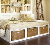 定制PB全实木沙发床美式客厅坐卧两用沙发床现代简约多功能沙发床