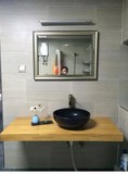 简约现代浴室柜组合台上盆实木橡木美式卫浴挂墙式洗手盆特价吊柜