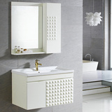 橡木浴室柜组合现代简约白色卫浴柜洗漱台卫生间洗脸洗手台盆镜柜