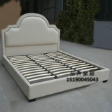新古典后现代布艺床软床婚床1.51.8米双人床软包床简约时尚欧式床