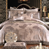 南极人酒店床上用品四件套全棉1.8m床单被套欧式床品纯棉贡缎提花