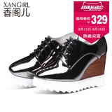 XANGIRL/香阁儿2016夏季新款欧美时尚系带别致小方头女鞋