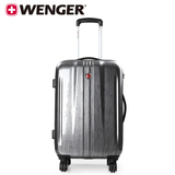 Wenger威戈2014万向轮ABSPC纯色拉杆箱行李箱拉丝军刀女旅行箱
