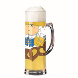 德国RITZENHOFF瑞森进口带把创意啤酒杯水晶玻璃杯新婚礼物