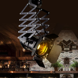 Loft RH北欧工业风LED个性创意伸缩灯灯酒吧服装店明装展厅吸顶灯