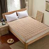 单件床笠加厚夹棉冬季珊瑚绒法兰绒保暖床套 席梦思床垫保护套1.8