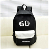韩国BIGBANG GD权志龙太阳MADE同款双肩包背包学院风书包电脑包包