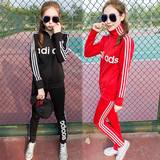 2016春秋季套装时尚休闲女士修身两件套立领小脚学生运动服卫衣潮